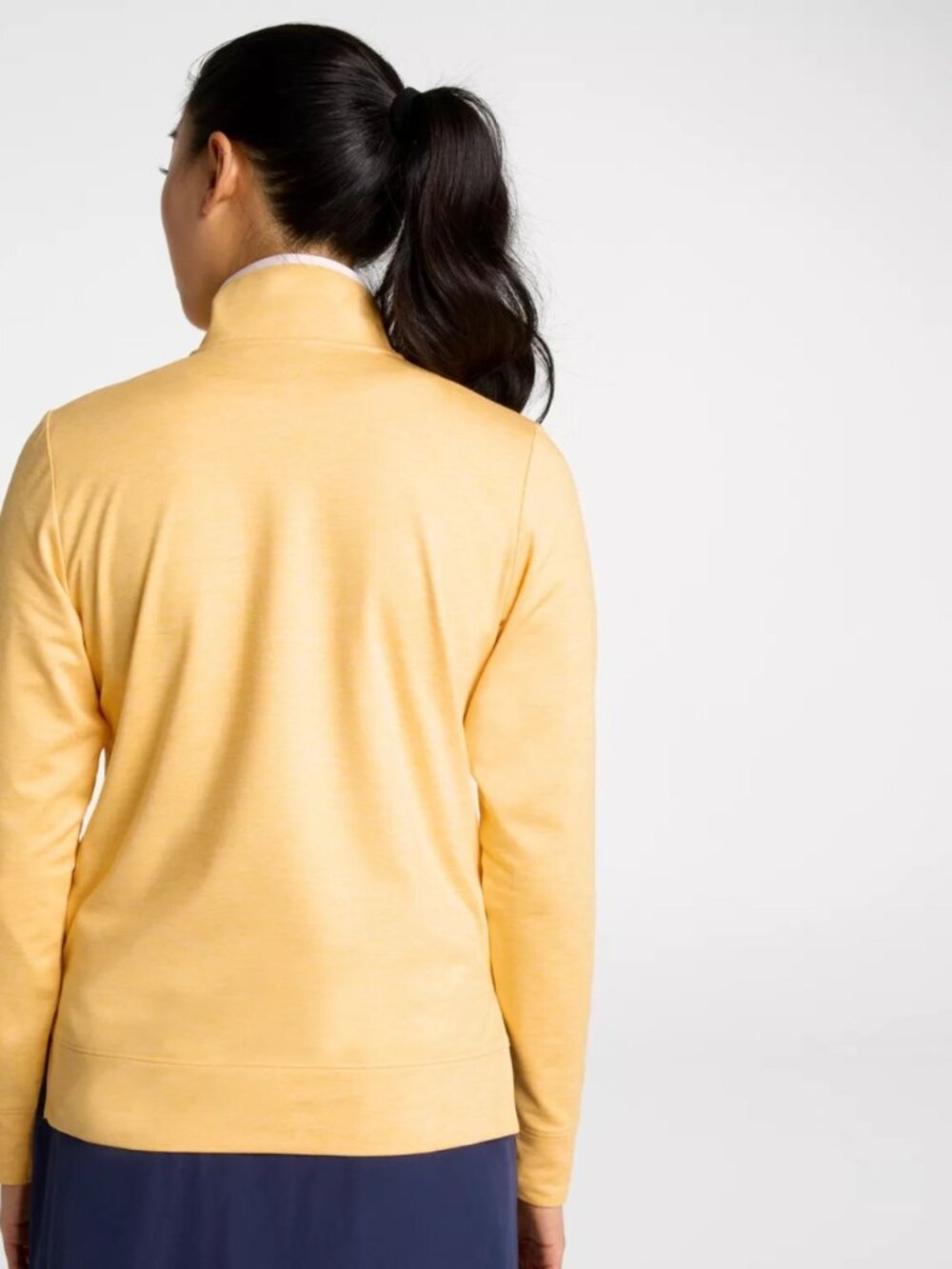 Walter Hagen Women's Performance 11 Lightweight 1/4 Zip - Color: Sunrise Orange - Picture 3 of 6
